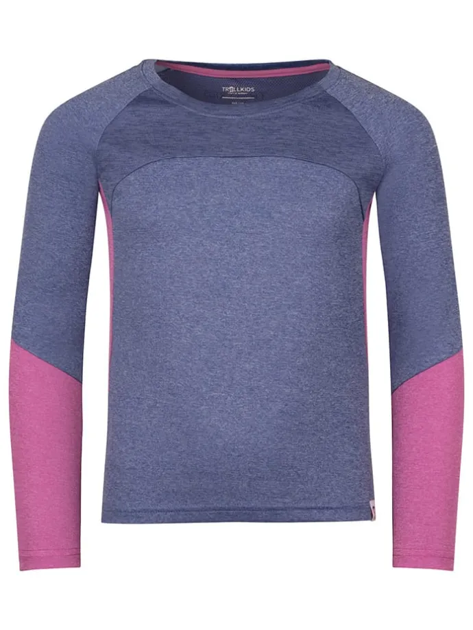 Funktionsshirt "Seiland" in Lila/ Rosa