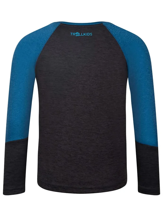 Funktionsshirt "Seiland" in Blau/ Schwarz