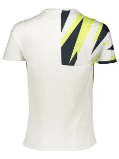Funktionsshirt "Shadow" in Weiß/ Gelb/ Schwarz