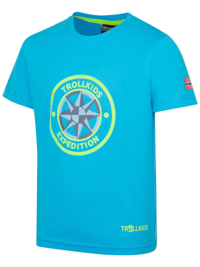 Funktionsshirt "Windrose" in Hellblau