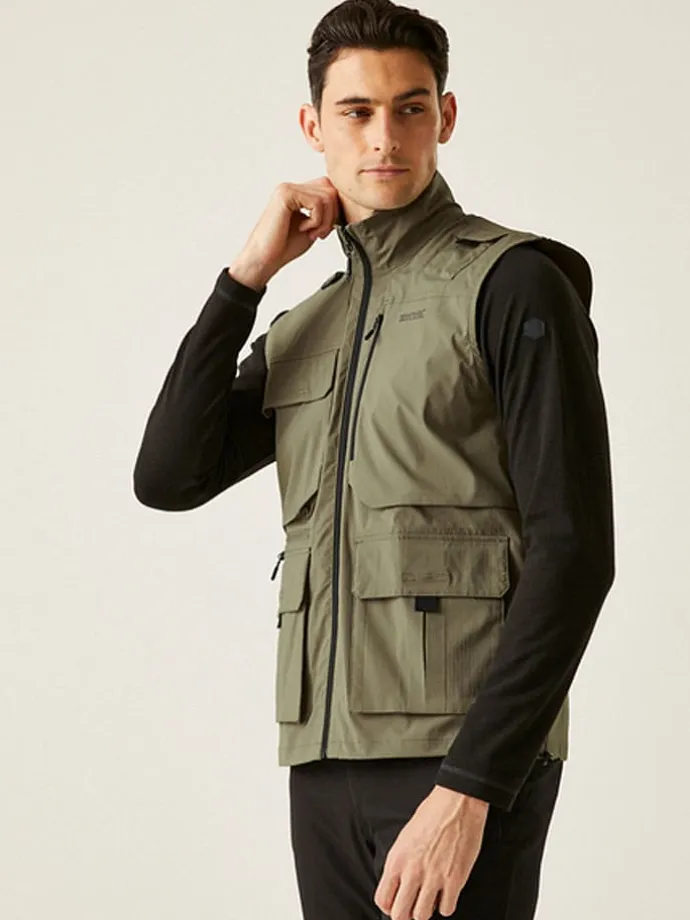 Funktionsweste "Travel Packaway" in Khaki