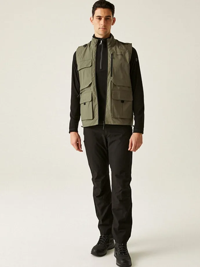 Funktionsweste "Travel Packaway" in Khaki