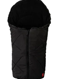 Fußsack "Fleece" in Schwarz - (L)80 x (B)40 cm