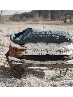 Fußsack in Dunkelgrün - (L)97 x (B)52 cm