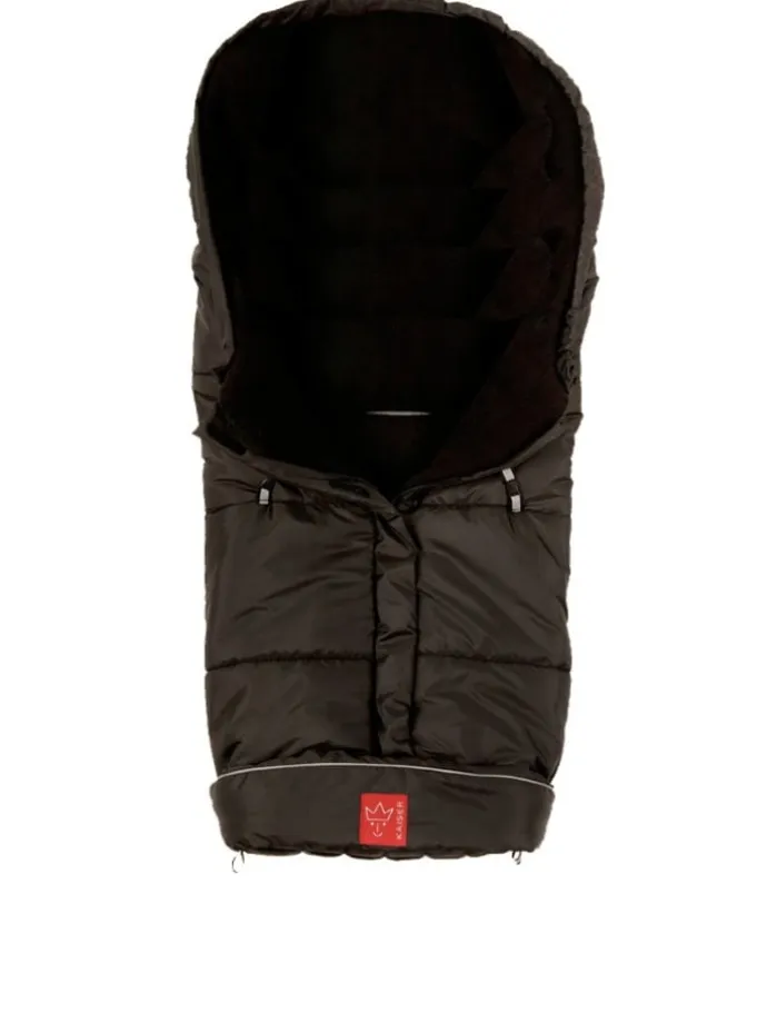 Fußsack "Timbatoo" in schwarz - (B)48 x (L)105 cm