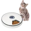 Futterautomat Katze in Weiß/ Grau