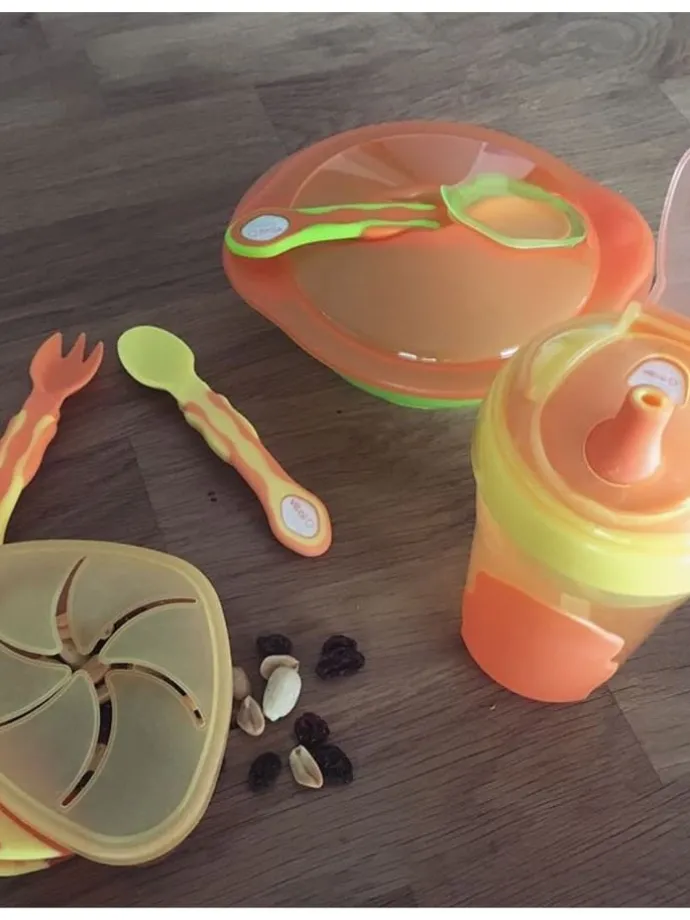 Gabel - und Löffelset 2er - Set orange