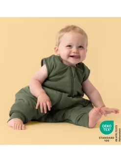Ganzjahres Schlafsack mit Füßen, 2.5 TOG in Oliv