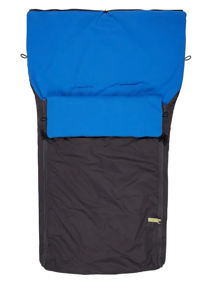 Ganzjahres-Fußsack in Dunkelblau/ Blau