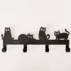Garderobe "Mollie" in Schwarz - (L)43,5 cm