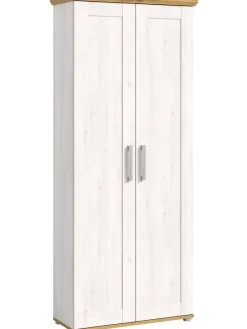 Garderobenschrank  (B/H/T: 80x196x39 cm) in Sibiu Lärche Nachbildung