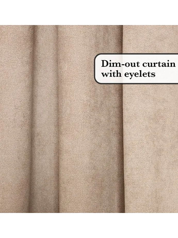 Gardine in Beige