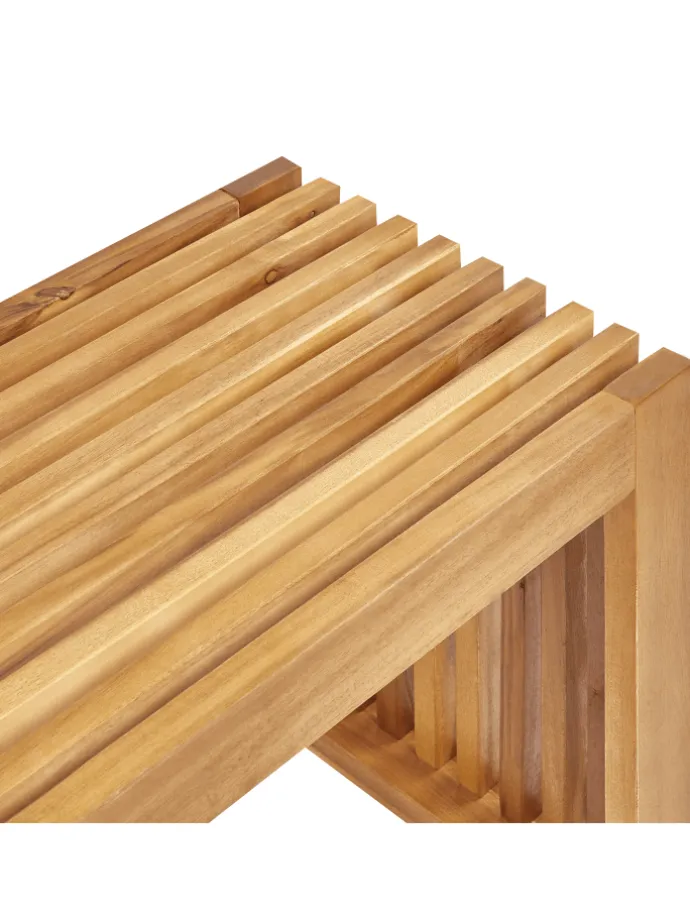 Gartenbank BELLANO in Braun - (W) 105 x (H) 43 x (L) 35 cm