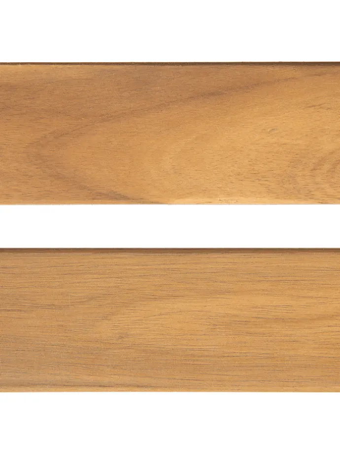 Gartenbank VIVARA in Braun/Weiß/Blau - (W) 160 x (H) 88 x (L) 61 cm