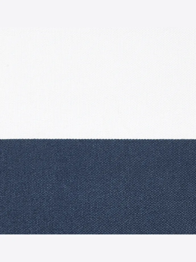 Gartenbank VIVARA in Braun/Weiß/Blau - (W) 160 x (H) 88 x (L) 61 cm