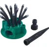 Gartensprinkler "Flexi-Arms" in Grün/ Schwarz - Ø 9 cm