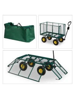 Gartenwagen in Grün