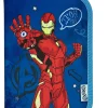 Gefülltes Federmäppchen "Avengers" in Blau/ Rot - (B)14 x (H)20 x (T)3 cm