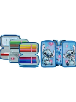 Gefülltes Federmäppchen "Lilo & Stitch" in Blau