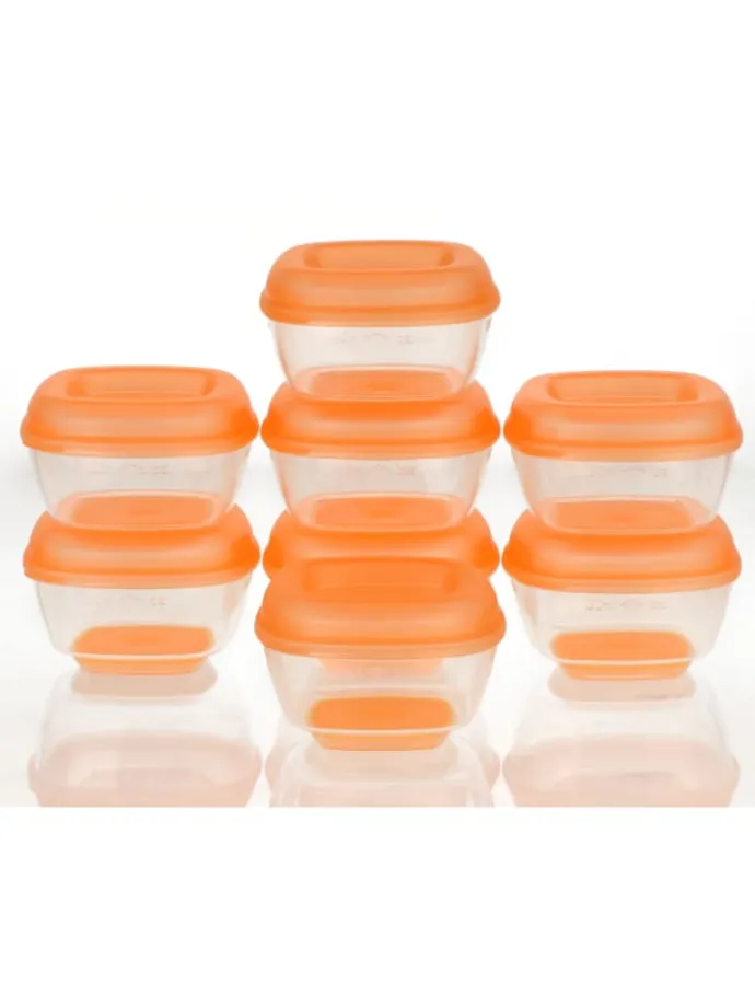 Gefrierschalen mini 30ml 8 Stk. orange