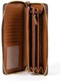Geldbörse in Braun - (B)21 x (H)10 x (T)2,5 cm