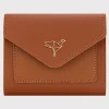 Geldbörse in Hellbraun - (B)12 x (H)10 x (T)3 cm