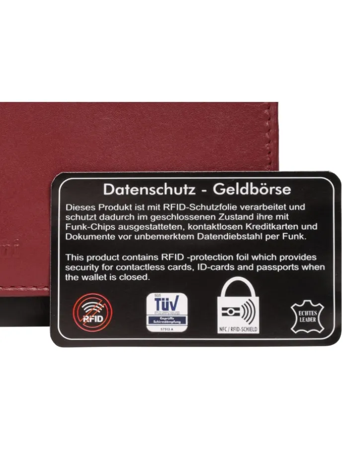 Geldbörse in rot