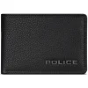 Geldbörse RFID Schutz Leder 10.5 cm in black