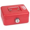 Geldkassette in Rot - (B)20 x (H)9 x (T)16 cm