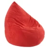 Gemütliches großes Sitzkissen Chillkissen Sitzsack in rot
