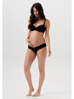 Gepolsterter Still-Bh Spacer Stripe Nursing Bra in Black
