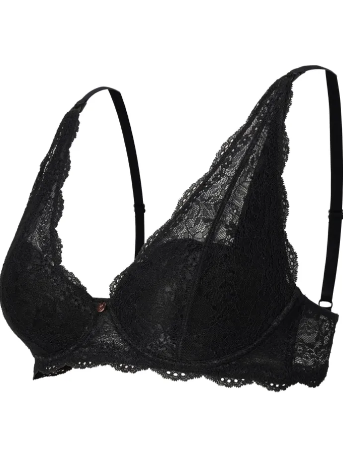 Gepolsterter Still-Bh Wired Bra Lace in Black