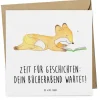 Geschenkkarte Bücherabend Geschichten mit Spruch in Weiß