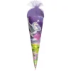 Geschenk-Schultüte klein Magic Pegasus 50 cm, rund in Lila