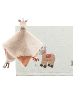 Geschenk-Set BAUERNHOF Pferd in ecru