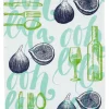 Geschirrtuch "Ooh Lala" in Mint/ Grün/ Dunkelblau - (L)70 x (B)50 cm