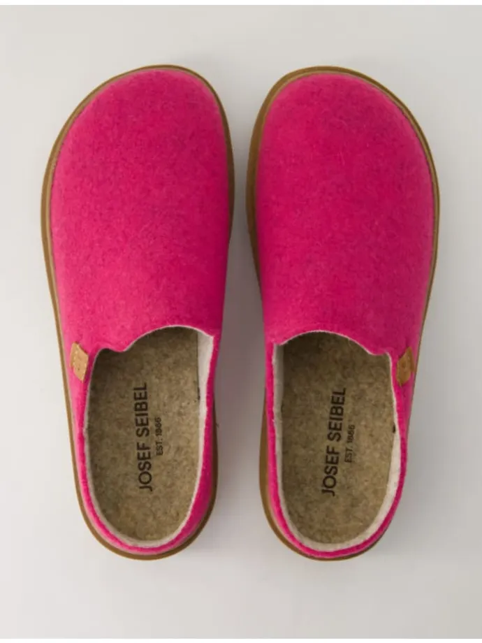 Geschlossene Hausschuhe in Pink