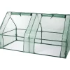 Gewächshaus in Transparent/ Grün - (B)185 x (H)95 x (T)95 cm