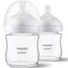 Glas-Flasche 2er Pack Natural Response 120ml in weiss