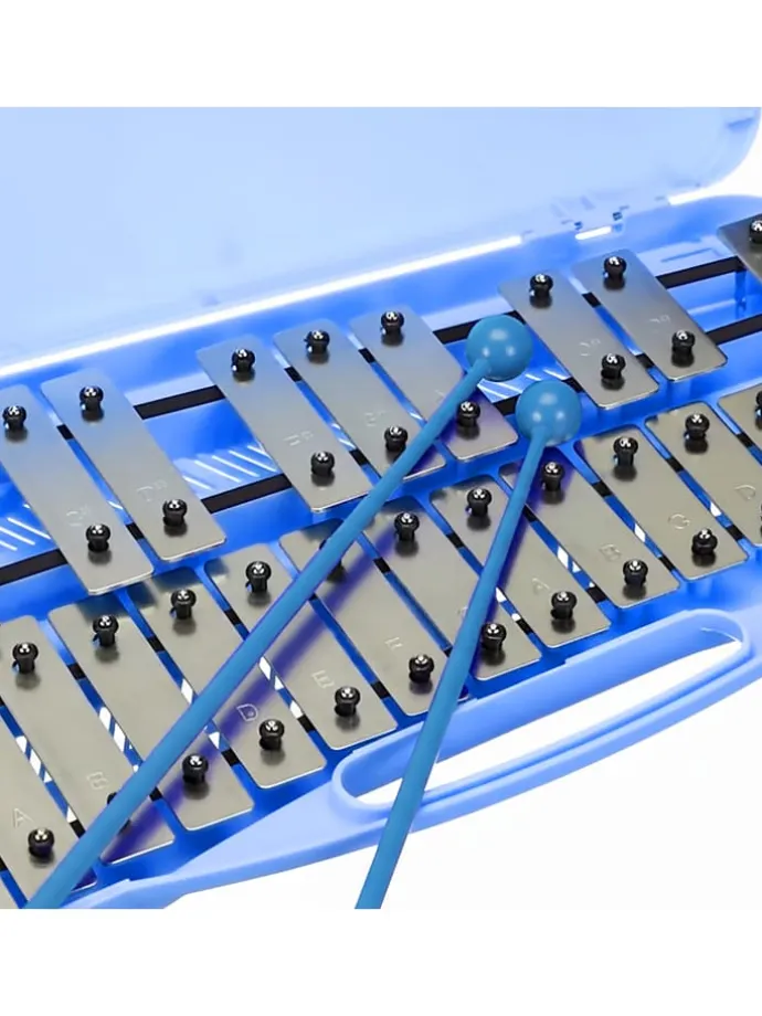 Glockenspiel in Blau - (B)38 x (H)4 x (T)23 cm