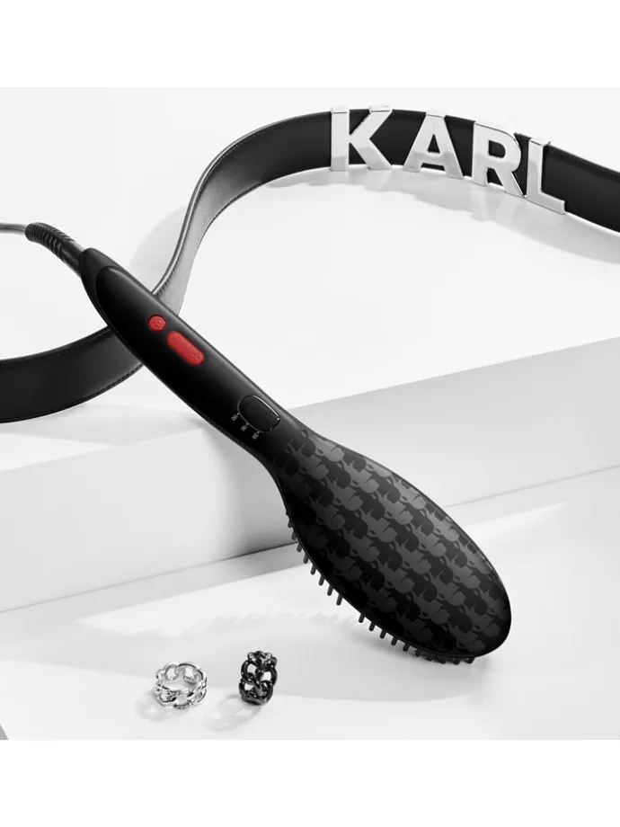 Glättbürste "Karl Lagerfeld" in Schwarz