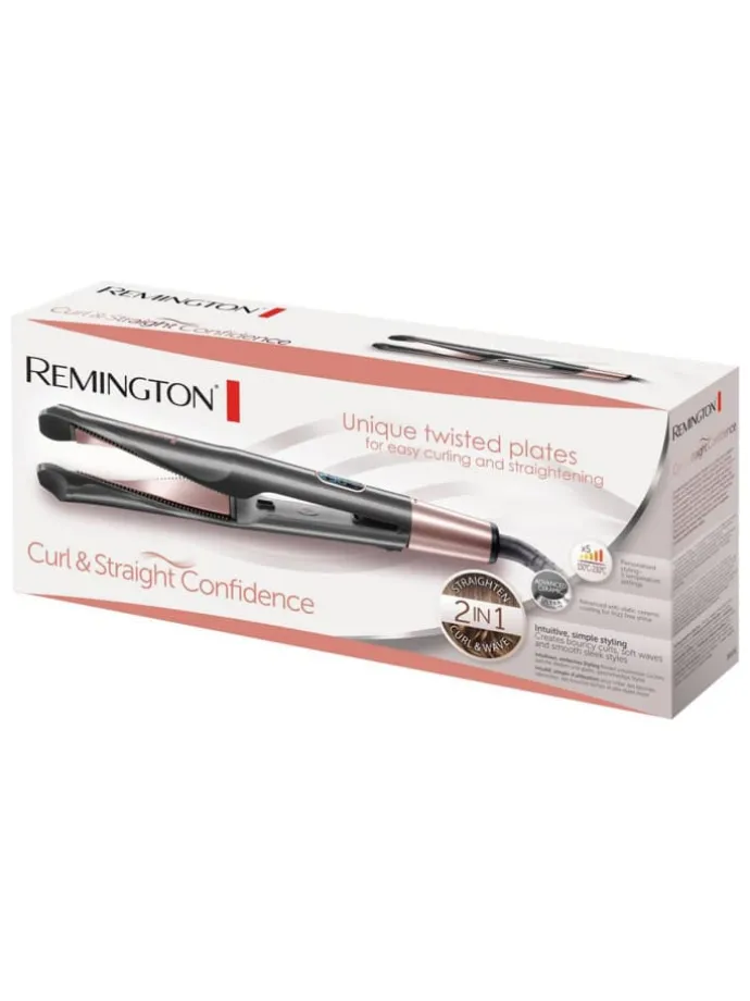 Glätteisen Curl & Straight Confidence S6606 in schwarz