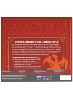 Glurak-EX | Super-Premium-Kollektion | Pokemon Figur & Karten deutsch
