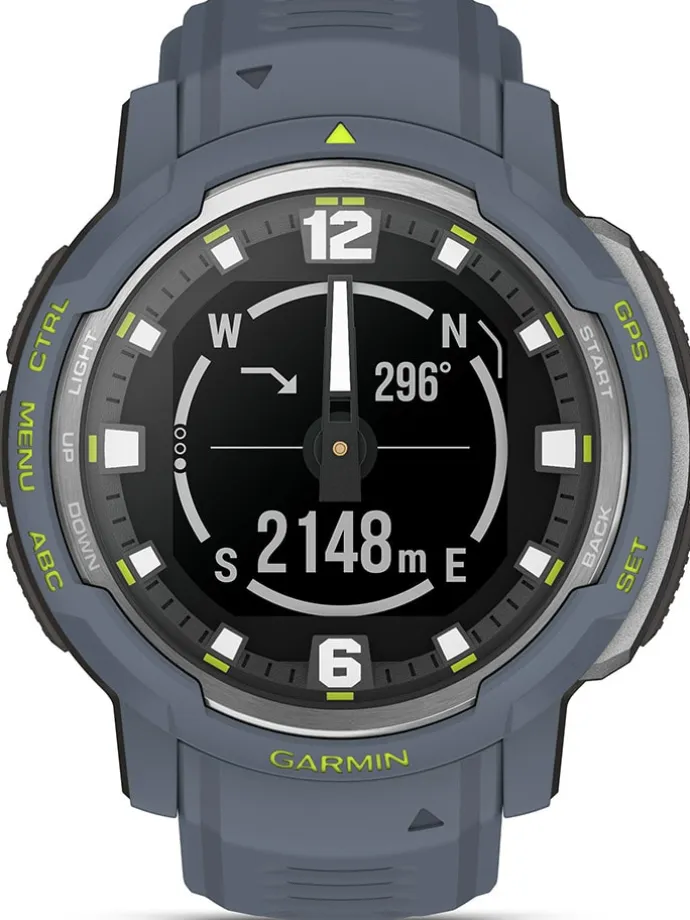 GPS-Smartwatch "Instinct® Crossover" in Blaugrau/ Silber