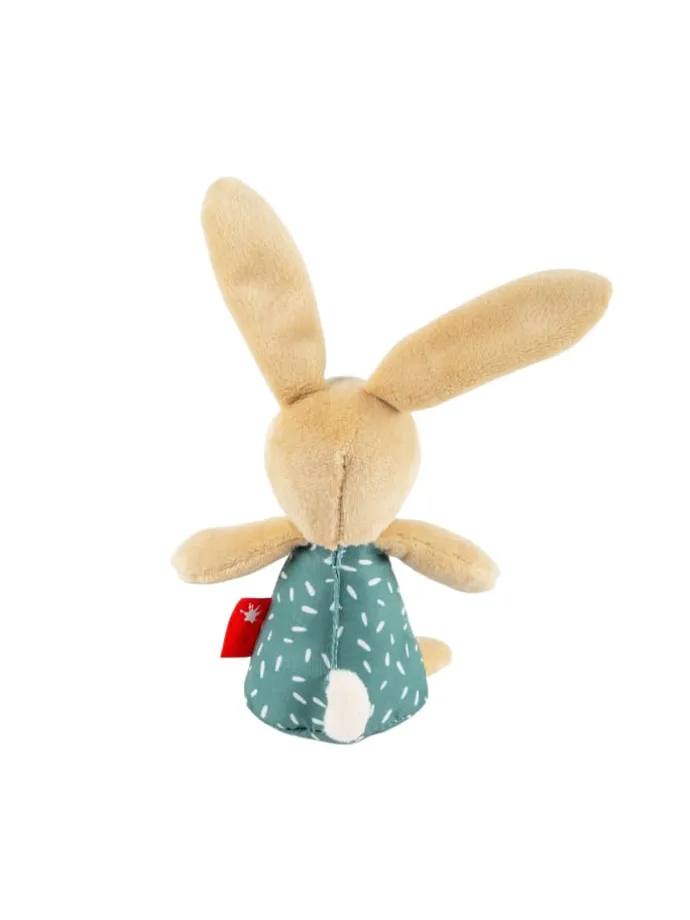 Greifling Hase petrol in petrol/beige