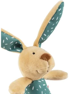 Greifling Hase petrol in petrol/beige