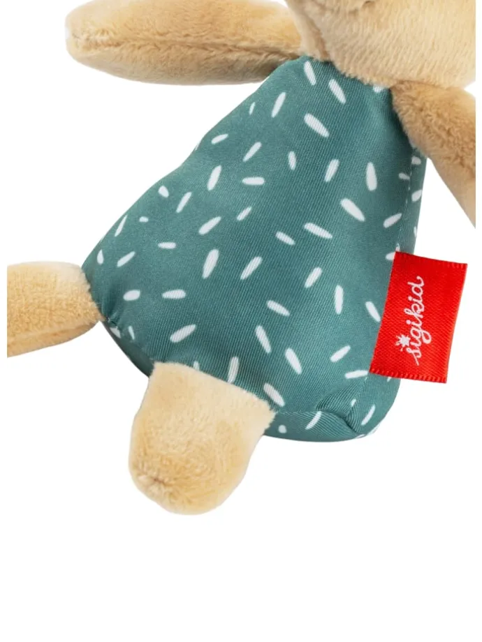 Greifling Hase petrol in petrol/beige