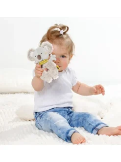 Greifling Koala mit Rassel - Australia in beige,grau