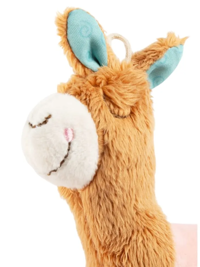 Greifling Lama in braun
