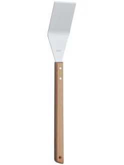 Grillwender in Silber/ Hellbraun - (L)48 cm